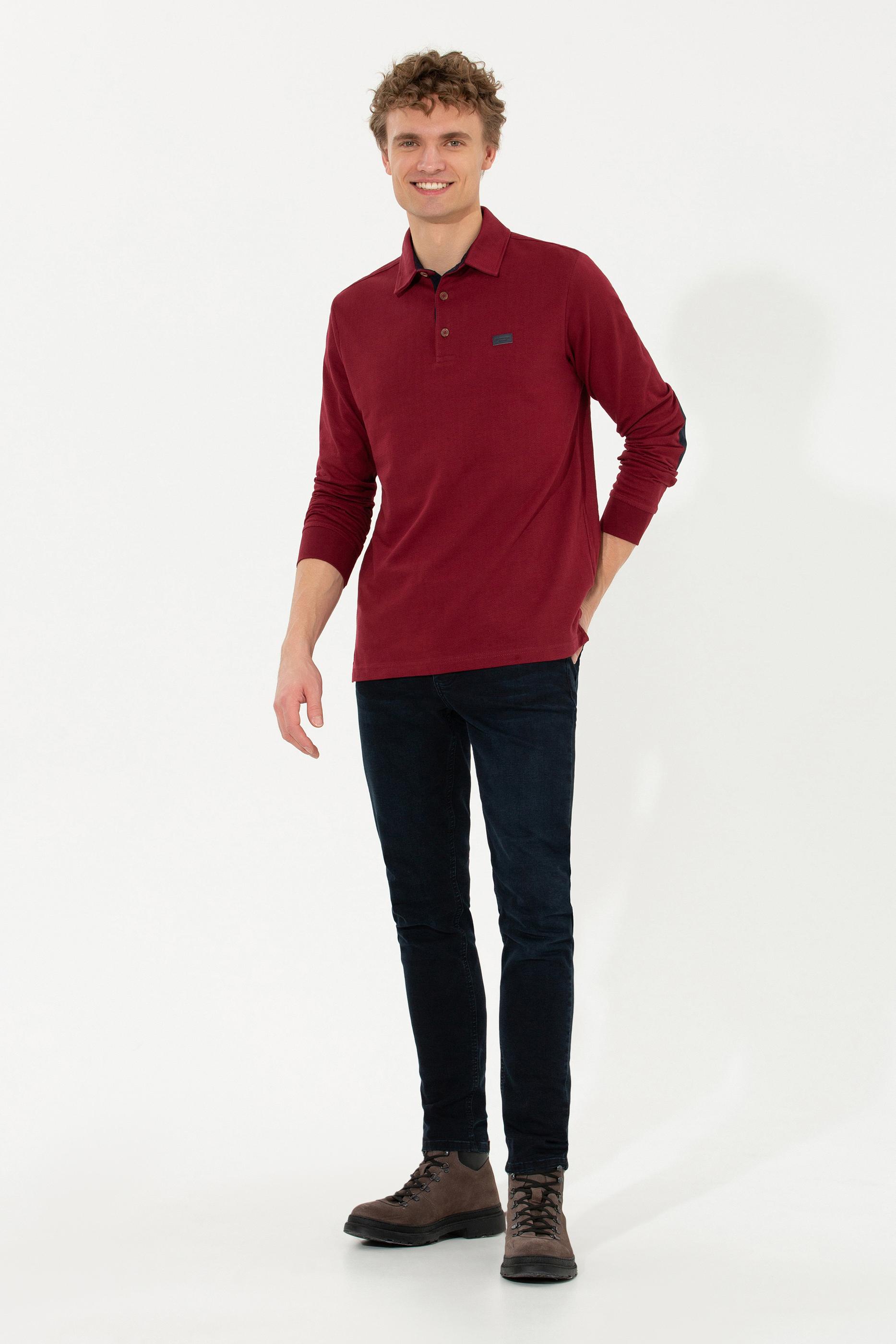 Erkek Vişne Sweatshirt