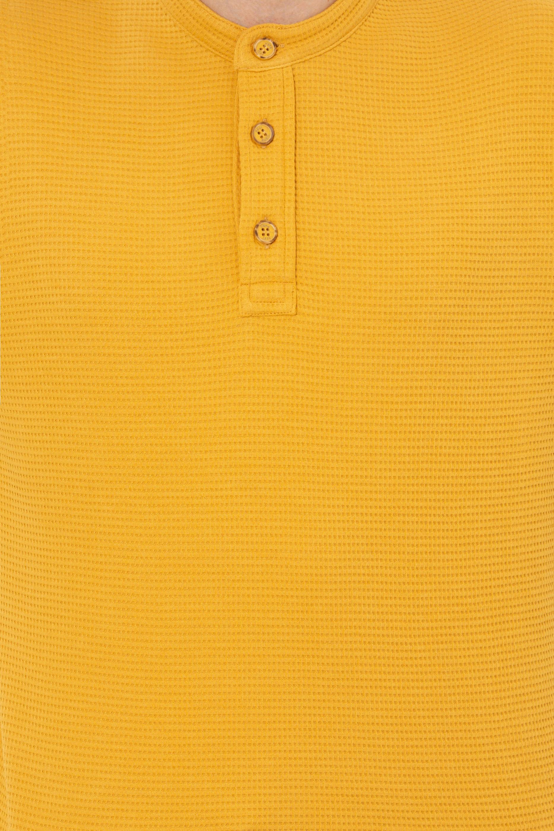 Erkek Safran Dik Yaka Sweatshirt