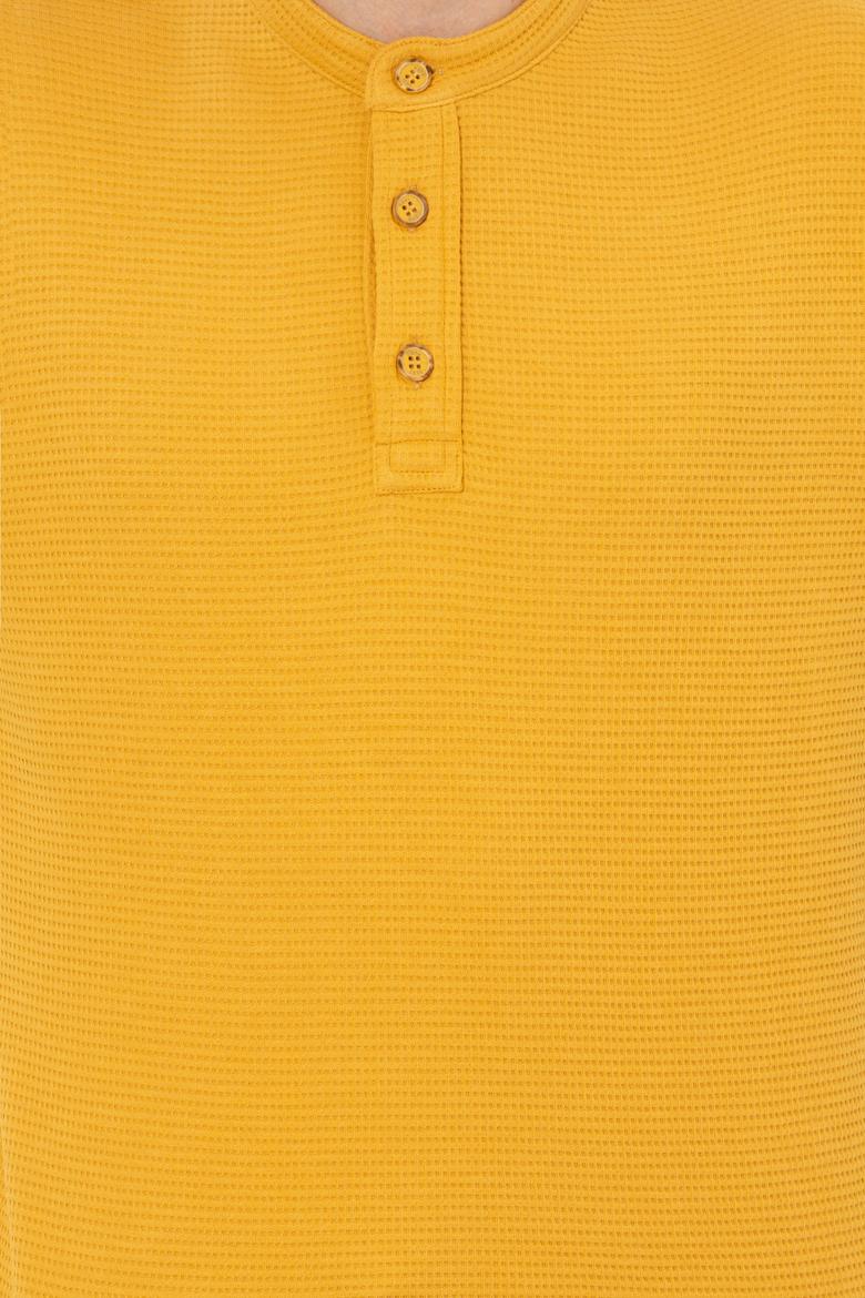 Erkek Safran Dik Yaka Sweatshirt - 50253447012