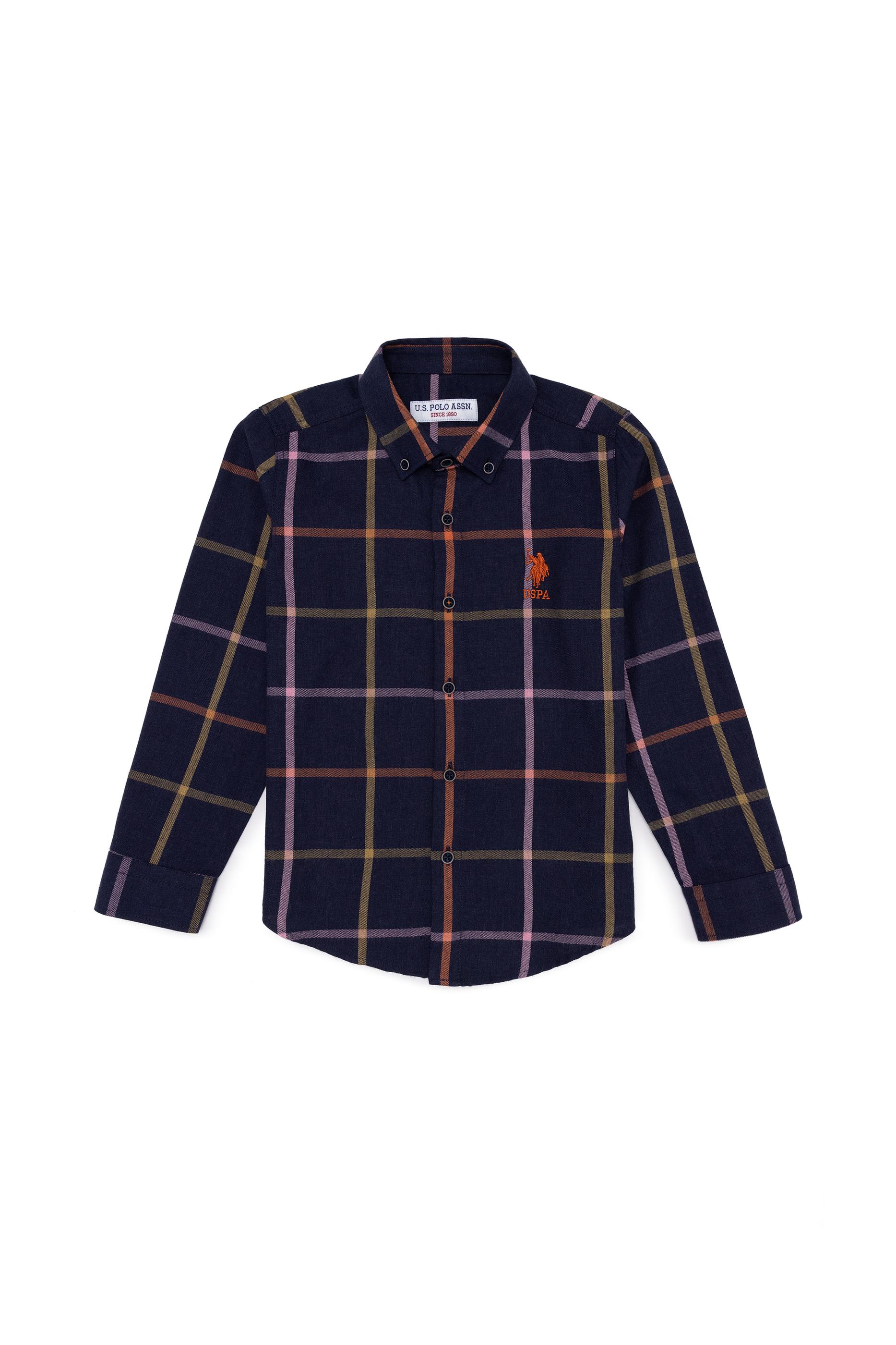 Erkek Çocuk Lacivert Uzun Kollu Gömlek