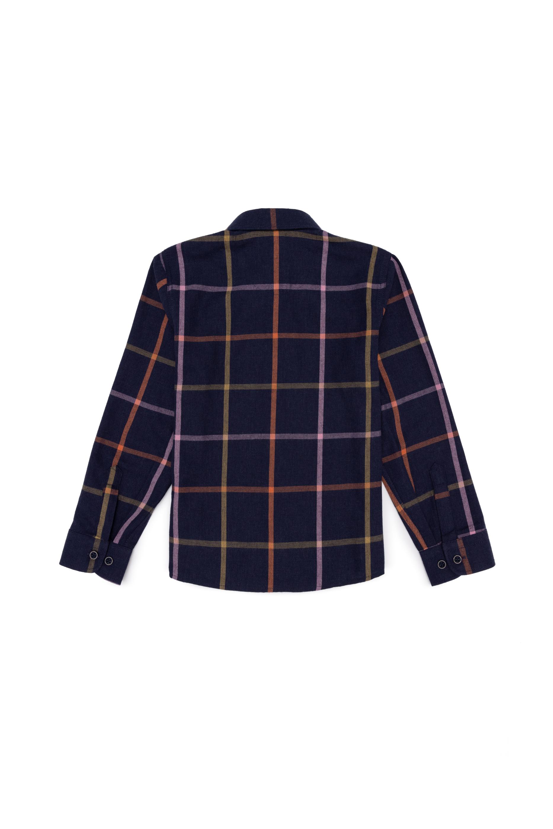 Erkek Çocuk Lacivert Uzun Kollu Gömlek