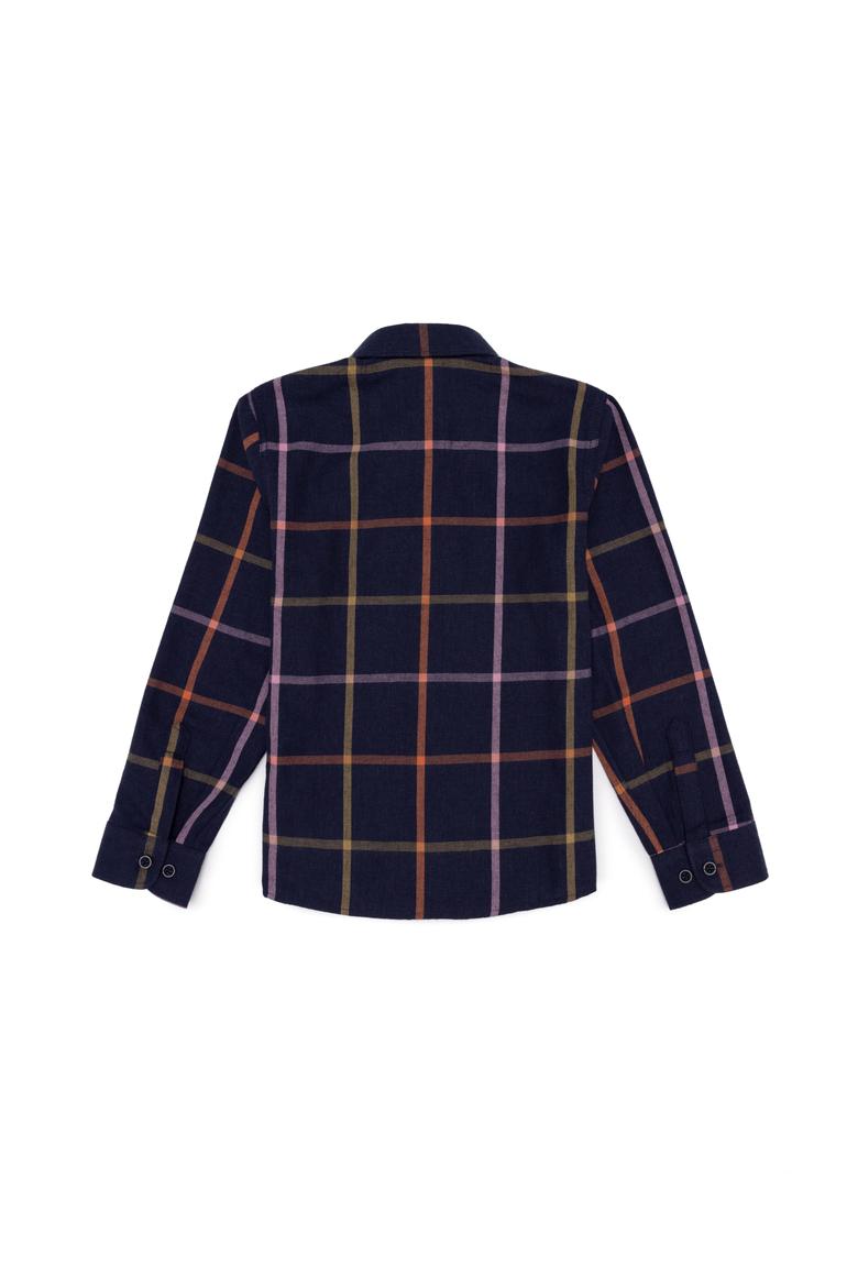 Erkek Çocuk Lacivert Uzun Kollu Gömlek - 50254474001