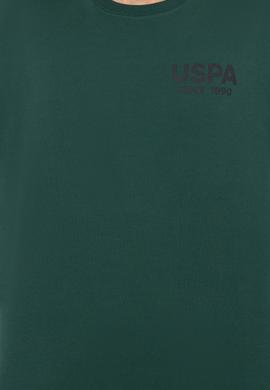 Erkek Yeşil Bisiklet Yaka Sweatshirt - 50257198026