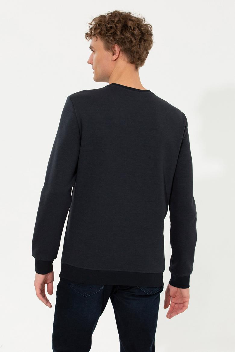 Erkek Lacivert Sweatshirt - 50253286010