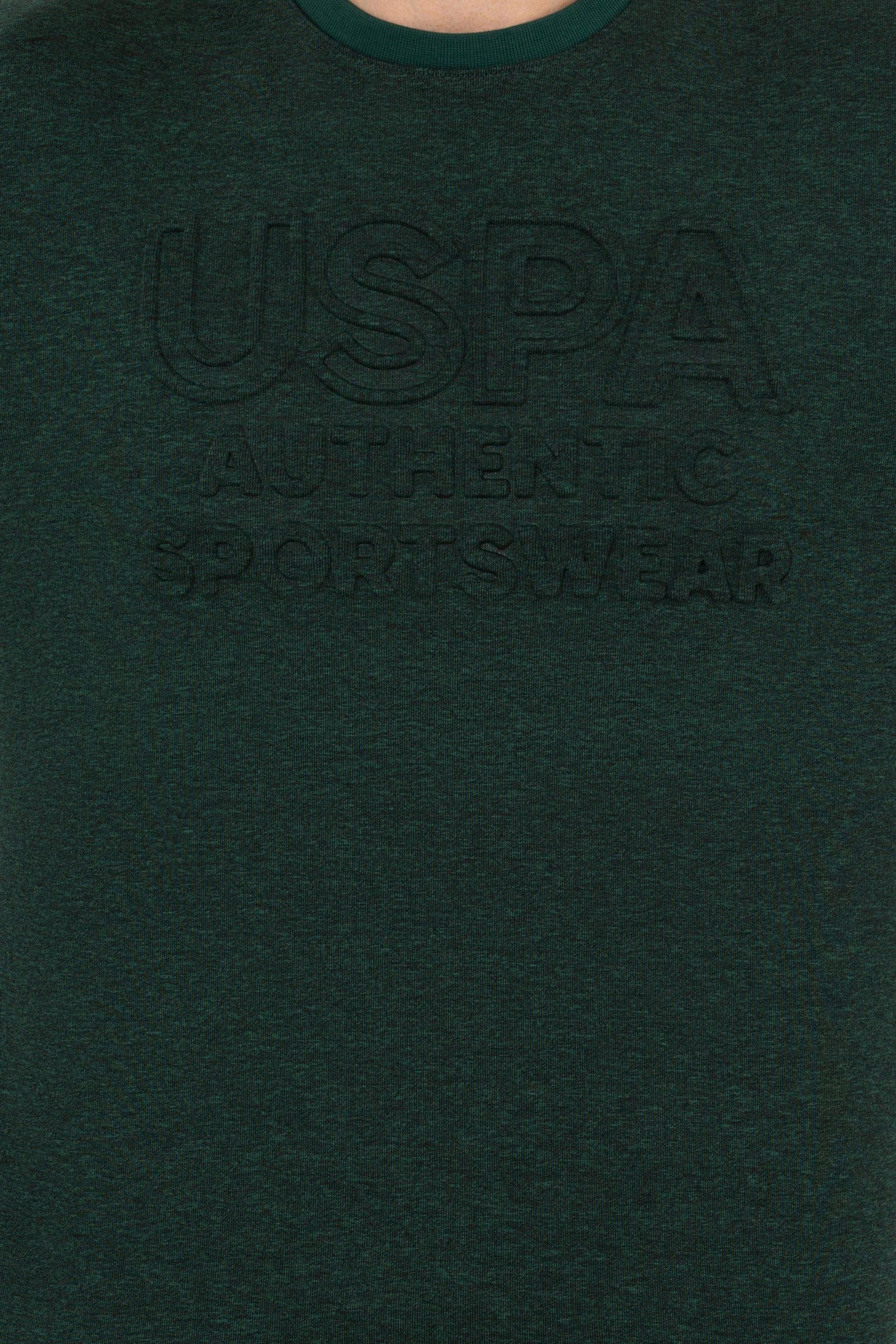 Erkek Yeşil Bisiklet Yaka Sweatshirt