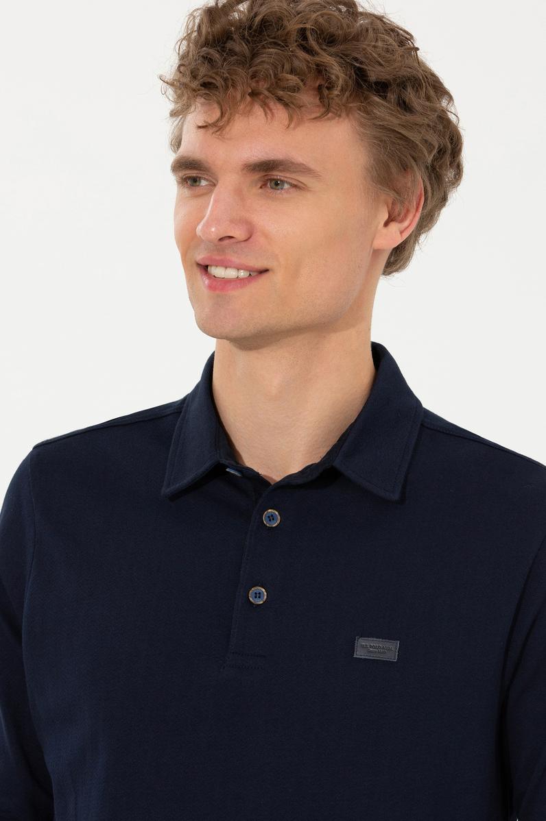 Erkek Lacivert Sweatshirt