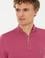 Erkek Koyu Pembe Dik Yaka Triko Kazak