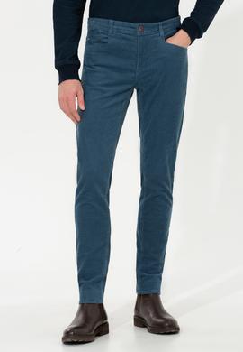 Erkek Kobalt Mavi Kanvas Pantolon - 50253471001