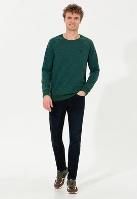 Erkek Yeşil Sweatshirt - 50256356016