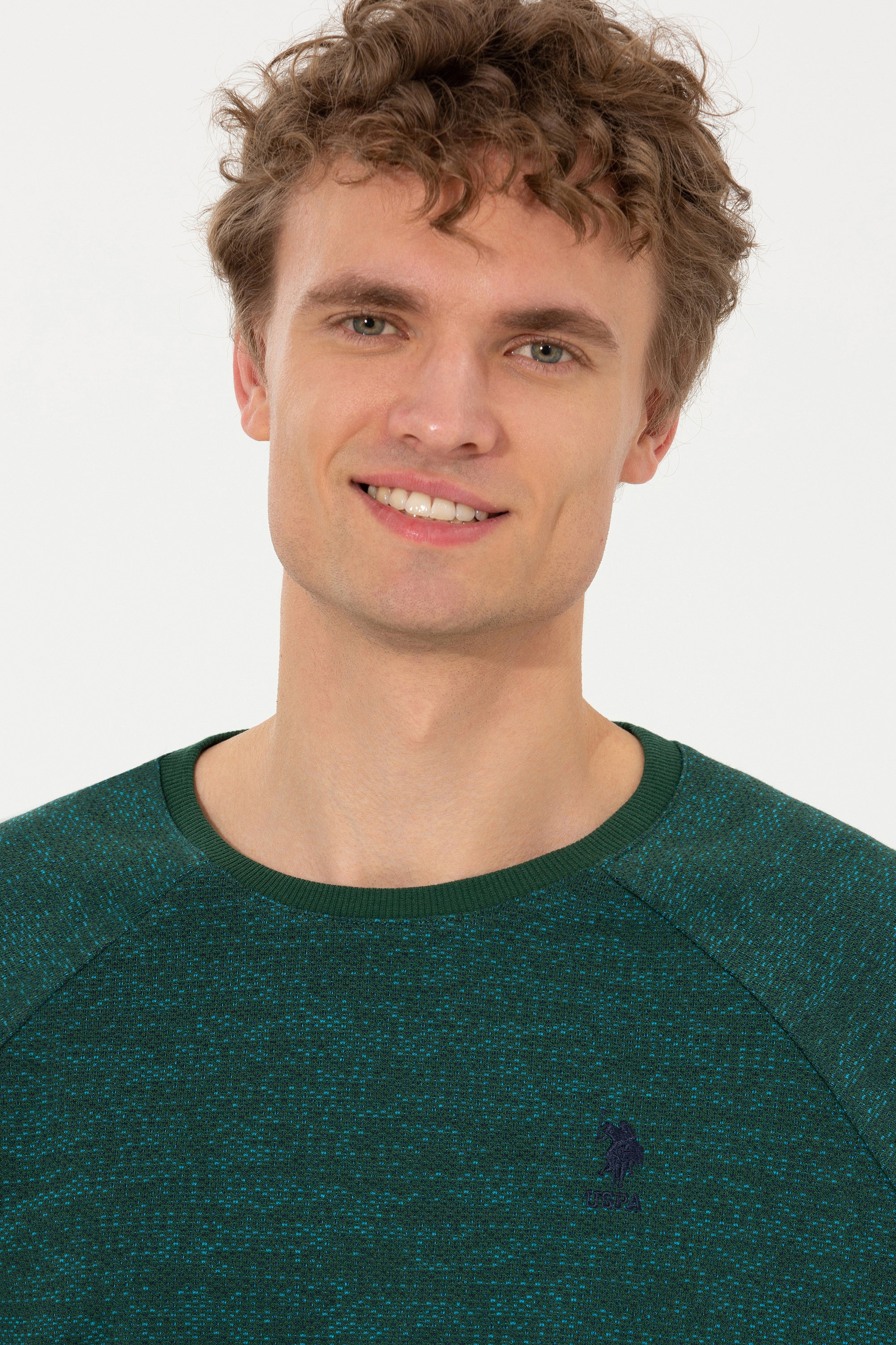 Erkek Yeşil Sweatshirt - Image 3