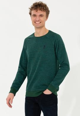Erkek Yeşil Sweatshirt - 50256356016