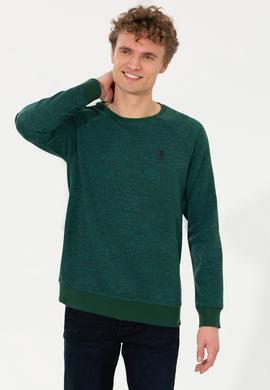 Erkek Yeşil Sweatshirt - 50256356016