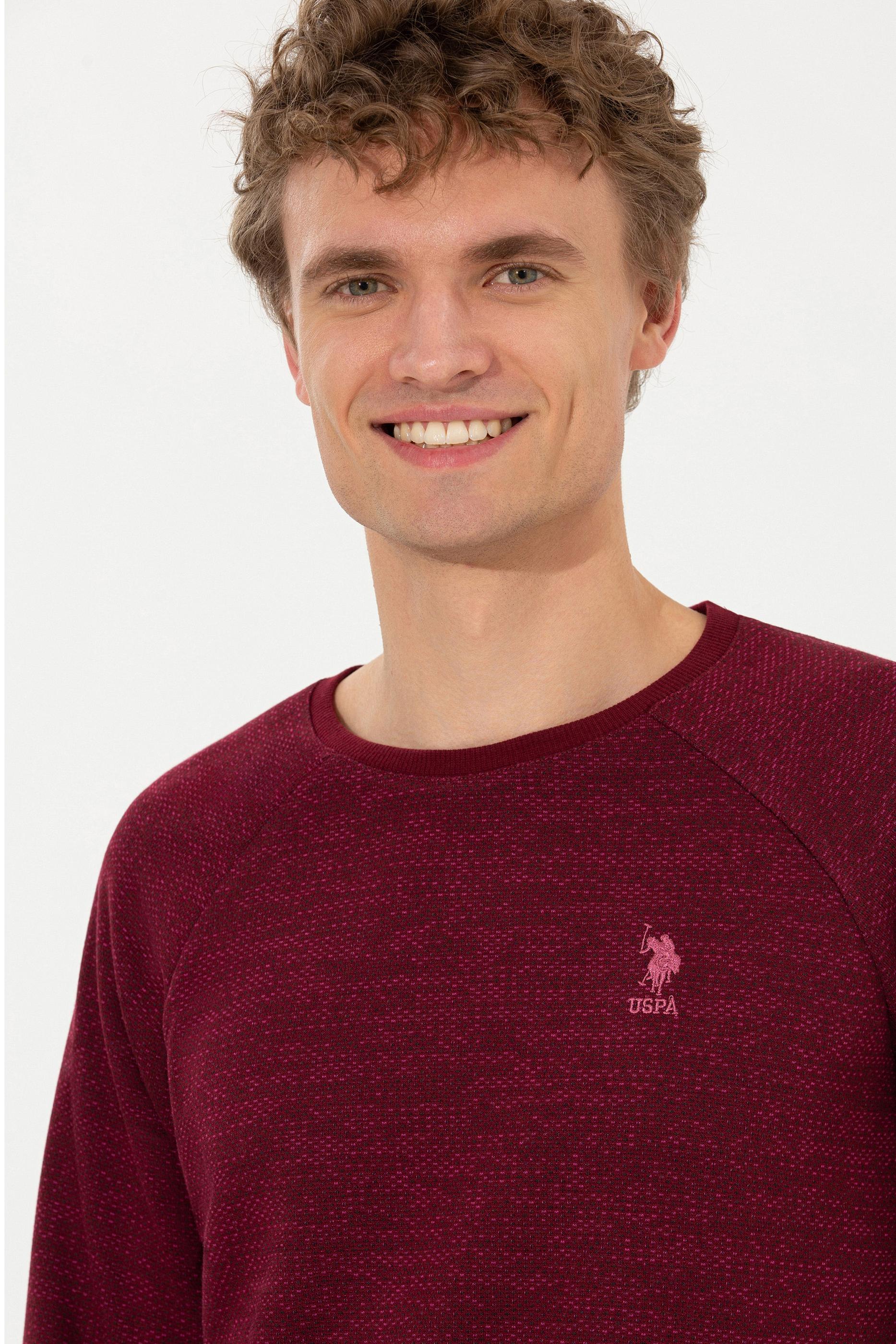 Erkek Vişne Sweatshirt