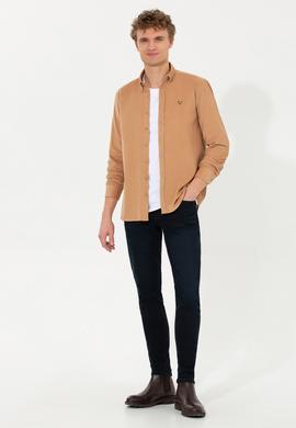 Erkek Camel Uzun Kollu Gömlek - 50256972001