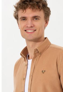 Erkek Camel Uzun Kollu Gömlek - 50256972001