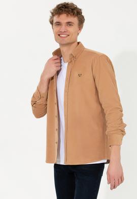 Erkek Camel Uzun Kollu Gömlek - 50256972001