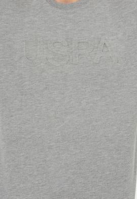 Erkek Gri Melanj Basic Sweatshirt - 50254503042