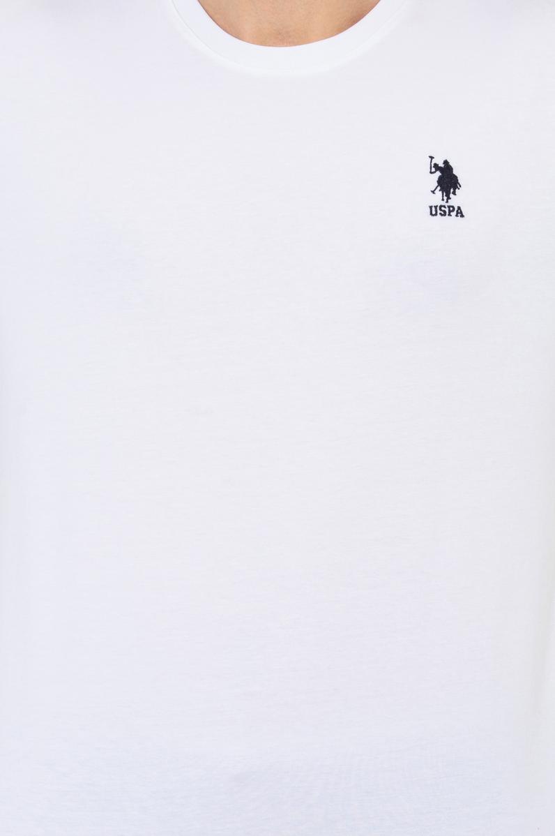 Erkek Beyaz Basic Sweatshirt