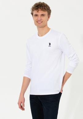 Erkek Beyaz Basic Sweatshirt - 50253131015