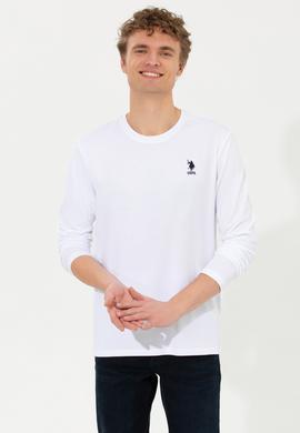 Erkek Beyaz Basic Sweatshirt - 50253131015