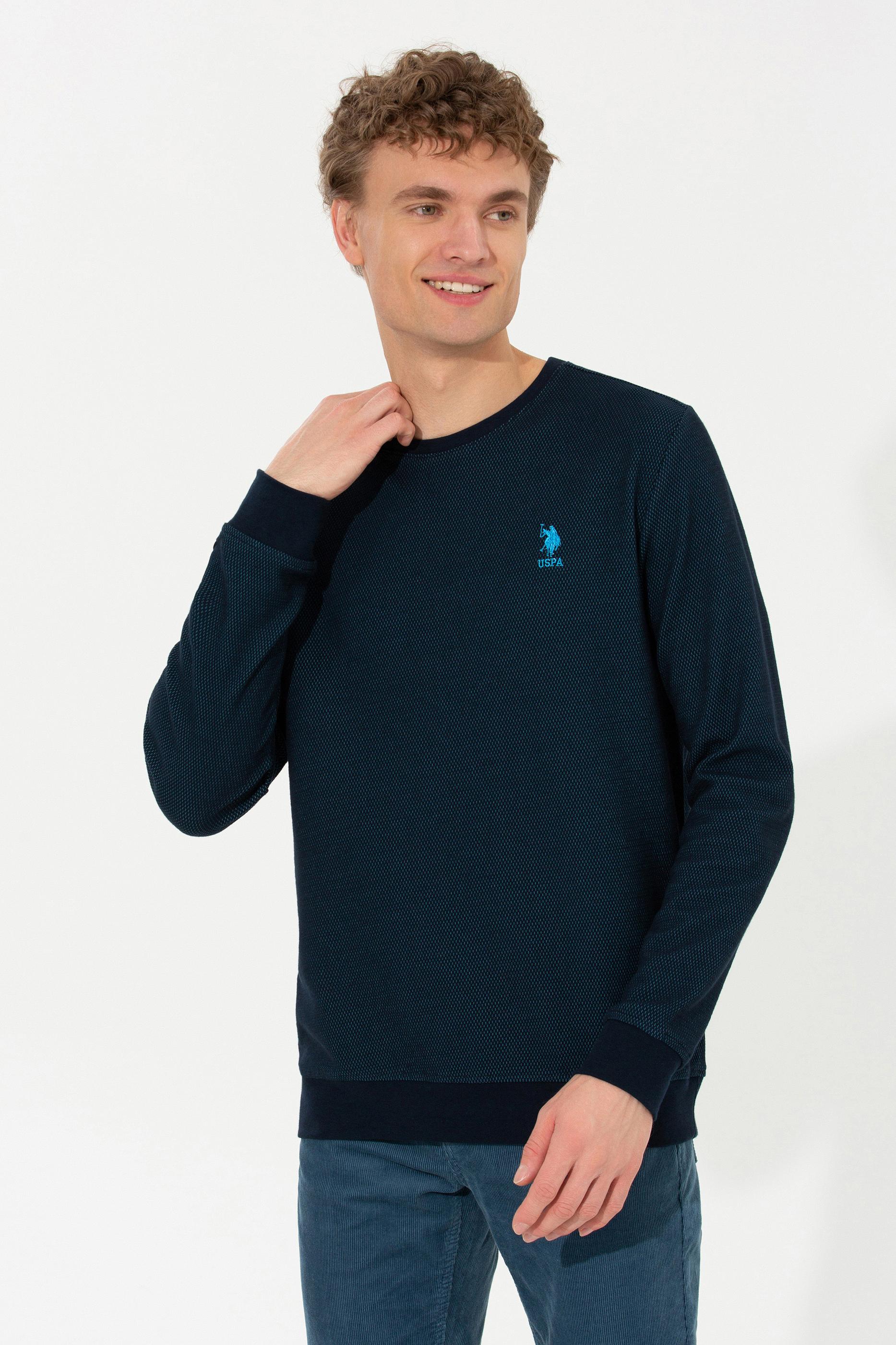 Erkek Lacivert Sweatshirt