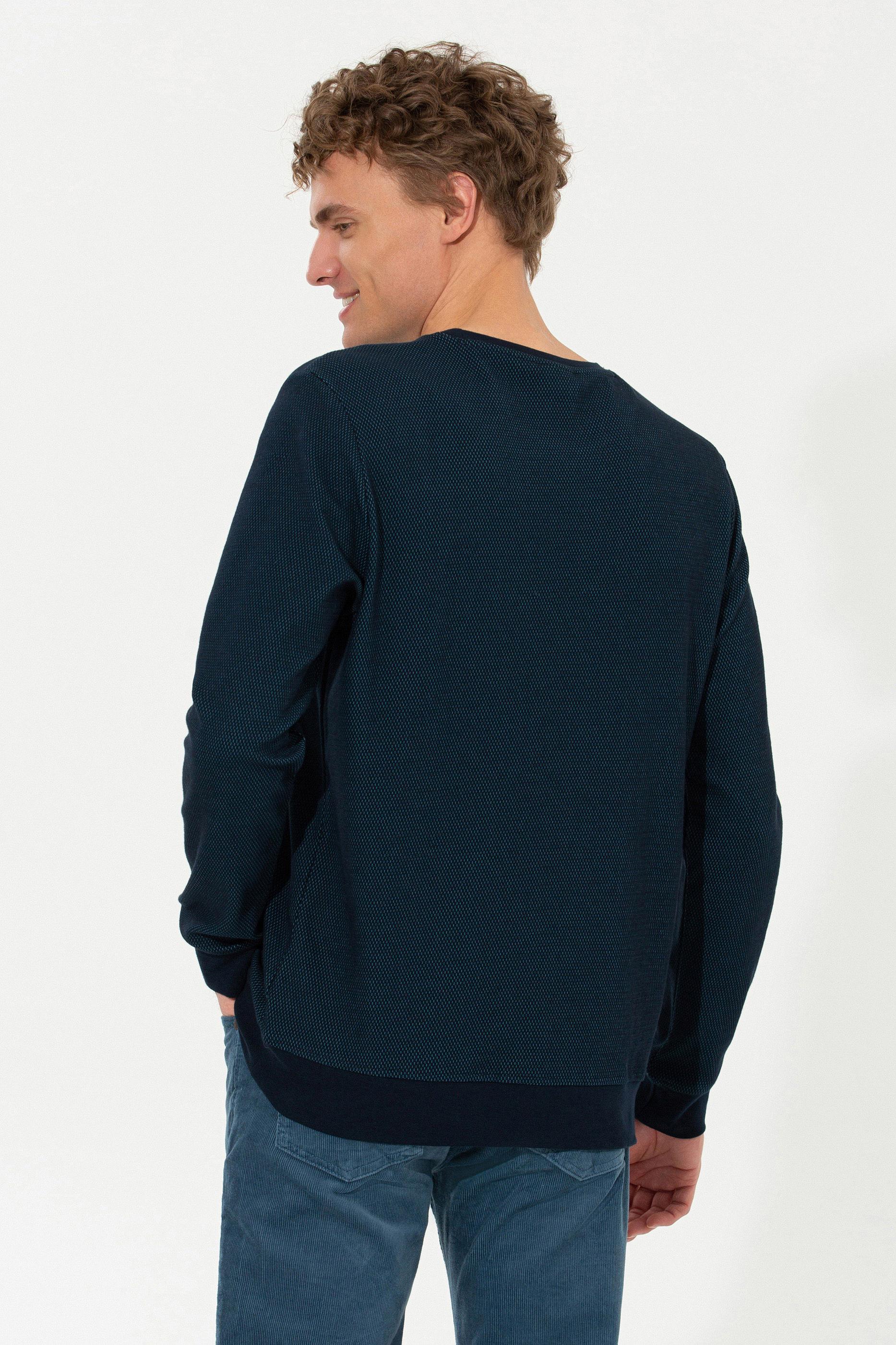 Erkek Lacivert Sweatshirt