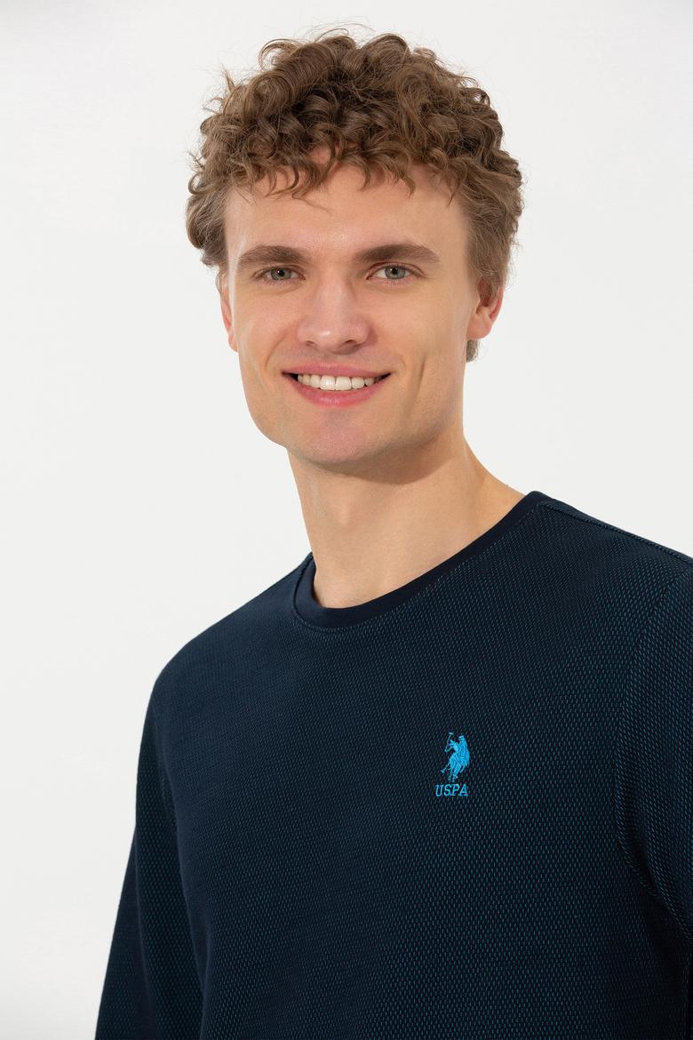 Erkek Lacivert Sweatshirt