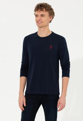 Erkek Lacivert Basic Sweatshirt - 50253131008