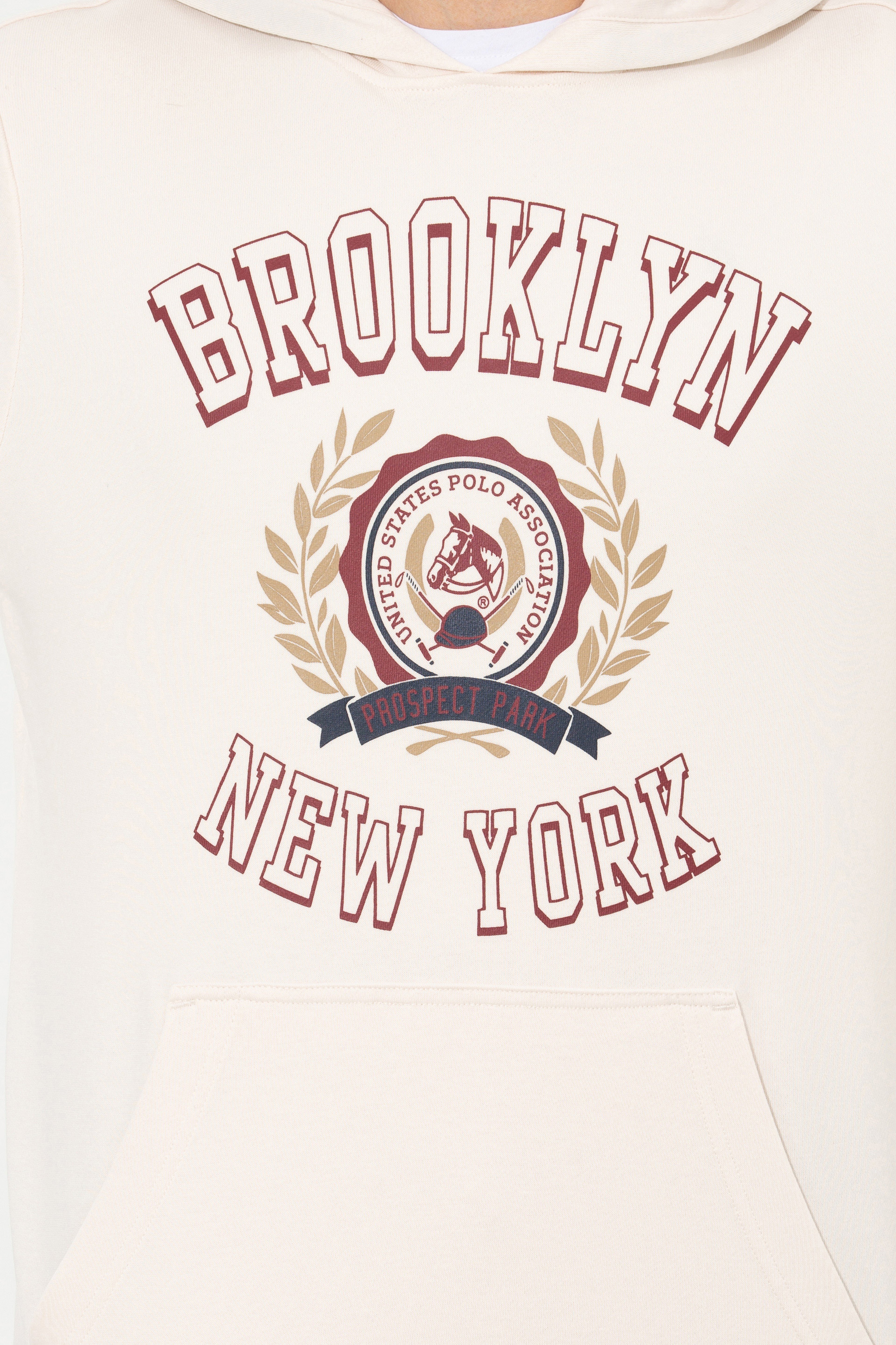 Erkek Ekru Sweatshirt - Image 6