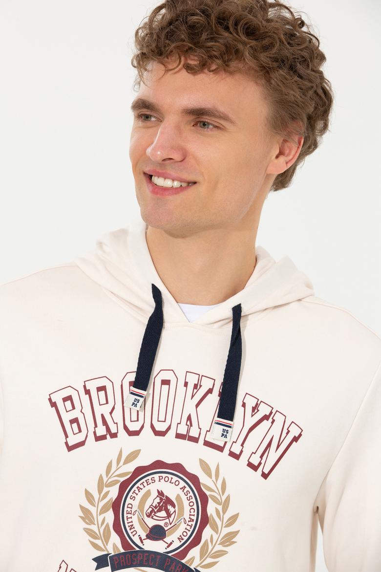 Erkek Ekru Sweatshirt