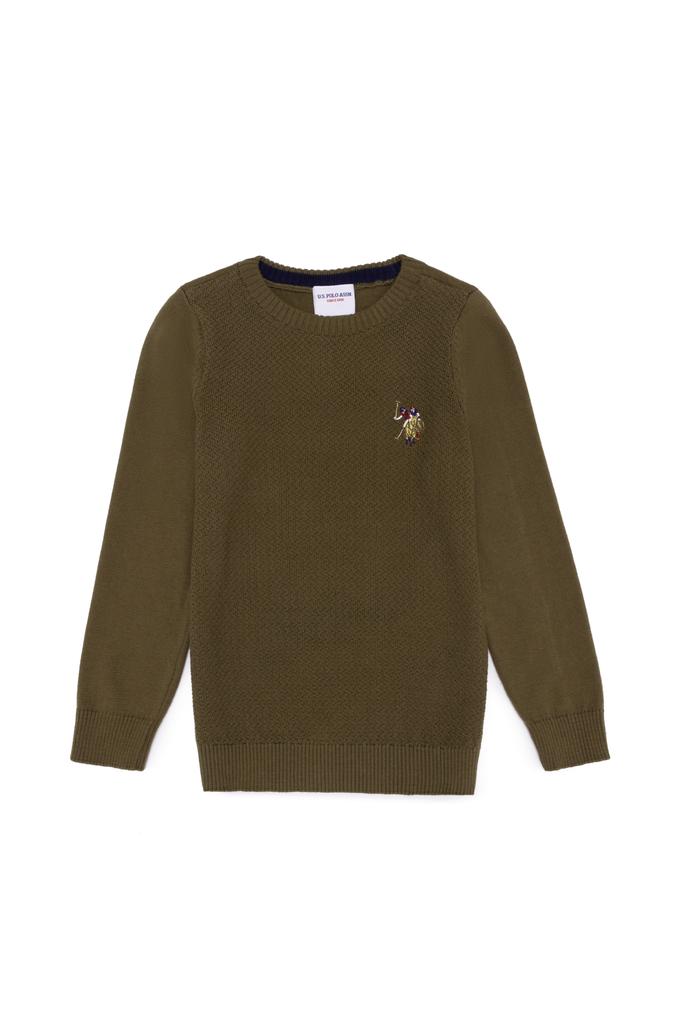 Erkek Çocuk Coconut Bisiklet Yaka Triko Kazak