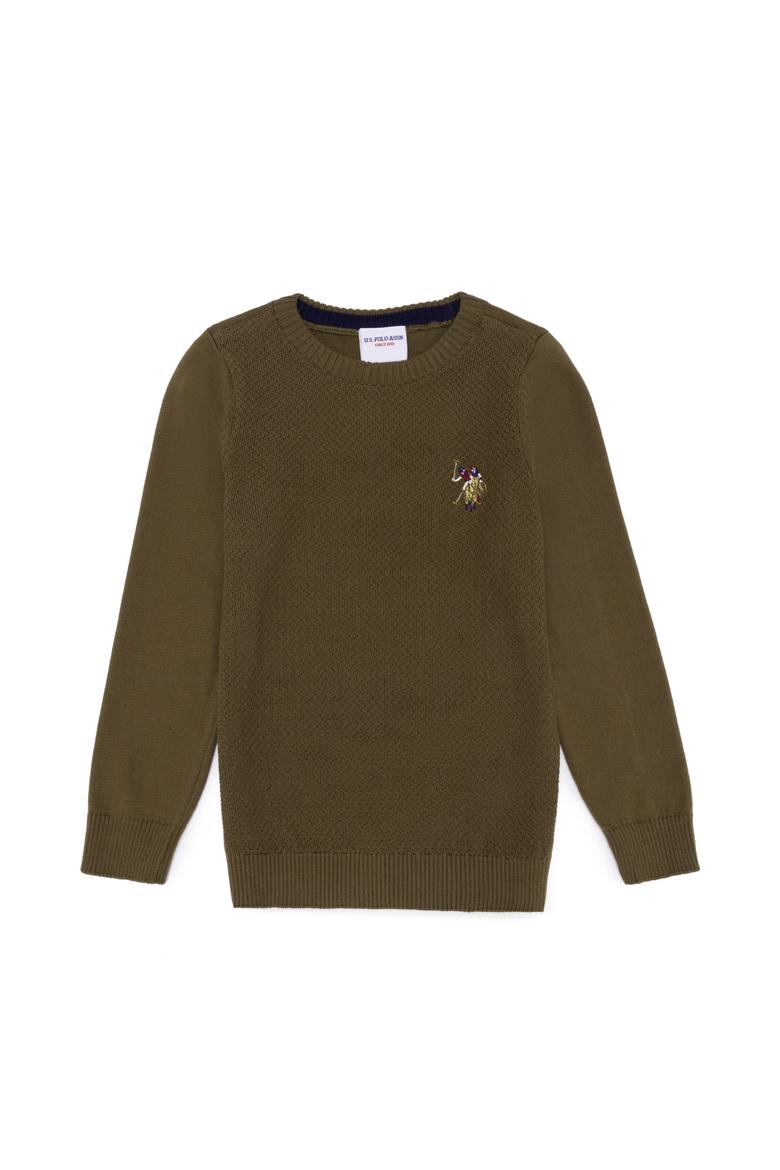 Erkek Çocuk Coconut Bisiklet Yaka Triko Kazak