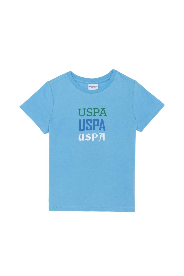 Çocuk Turkuaz Bisiklet Yaka Tişört