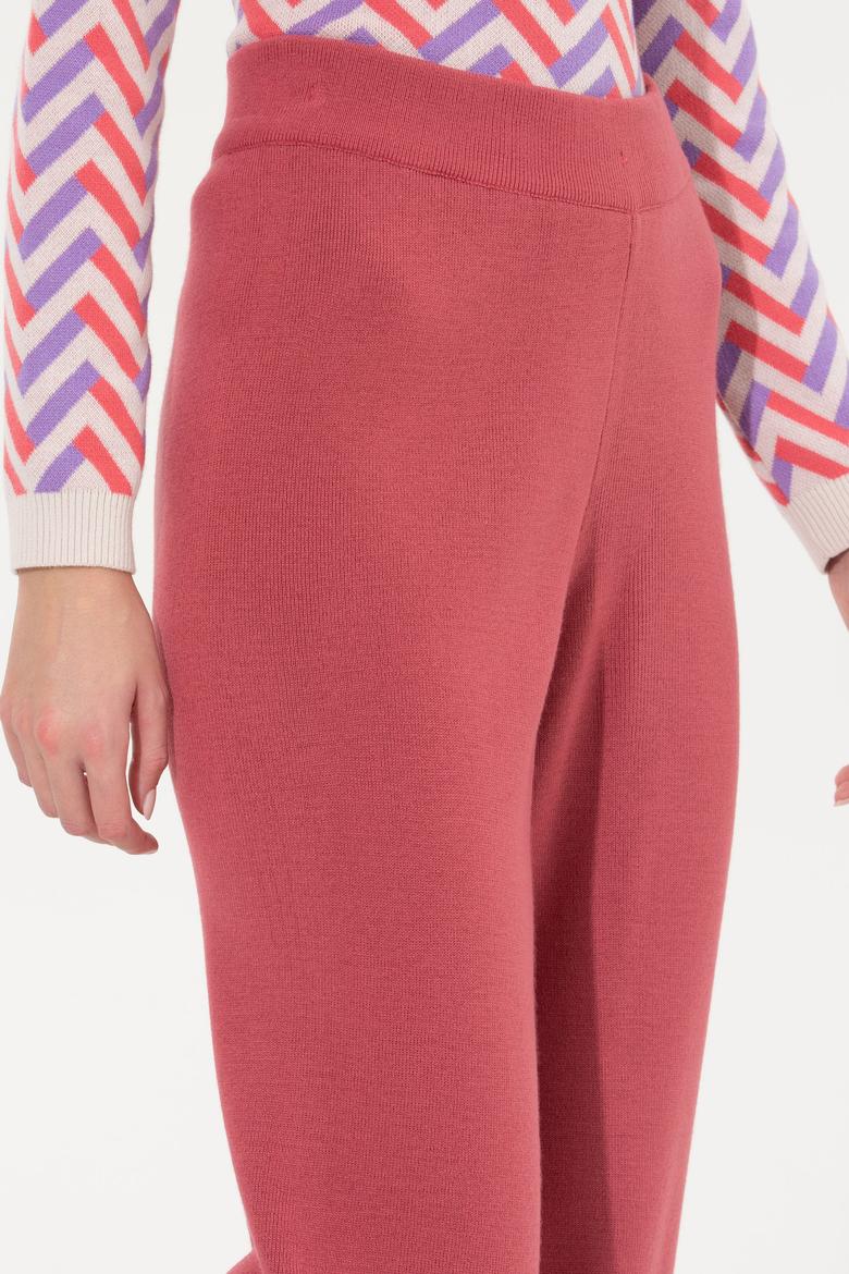 Kadın Pembe Triko Pantolon - 50259636020