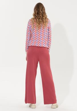 Kadın Pembe Triko Pantolon - 50259636020