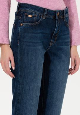 Kadın Mavi Jean Pantolon - 50256764004