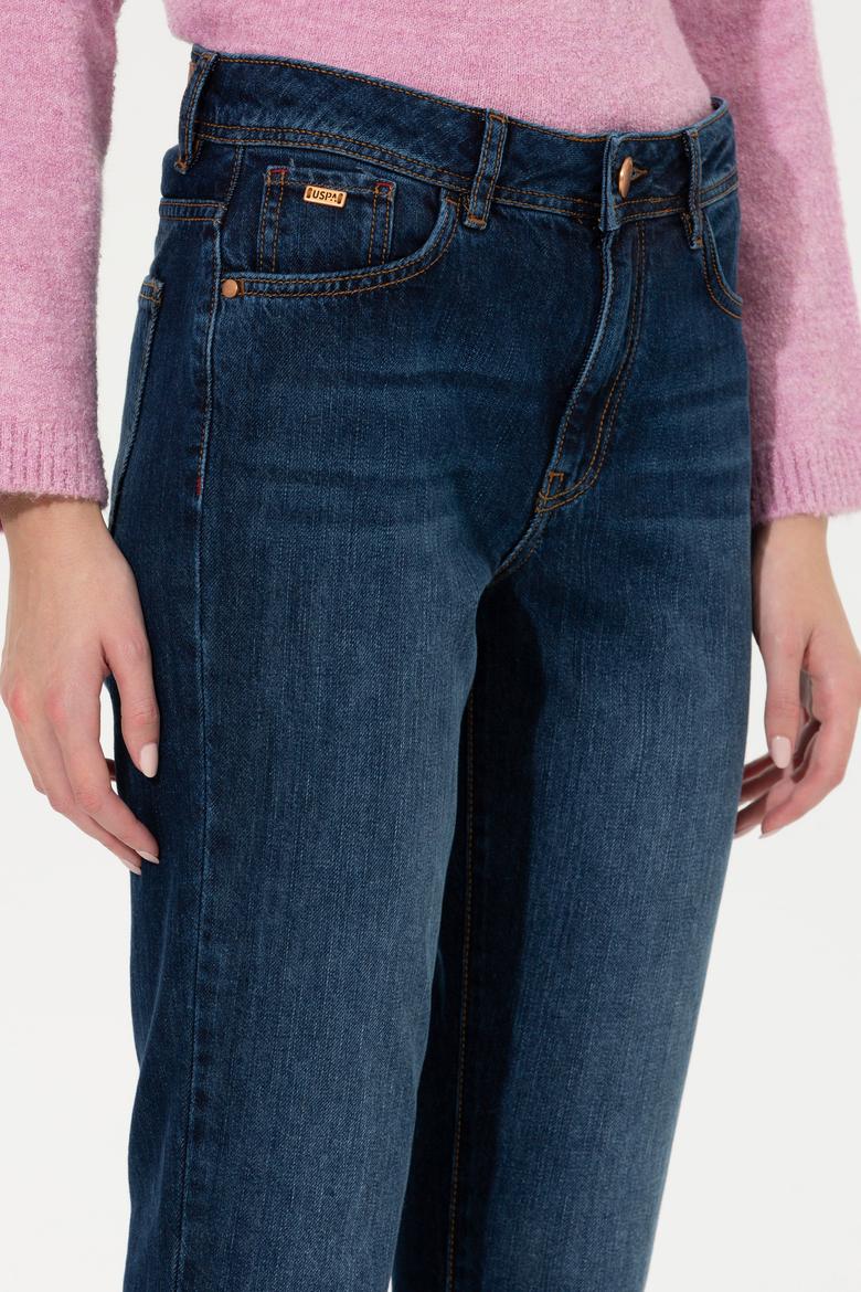 Kadın Mavi Jean Pantolon - 50256764004