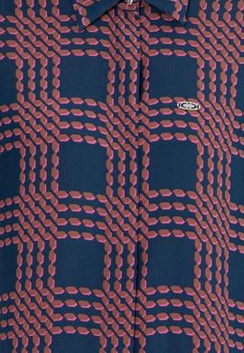 Kadın Lacivert Uzun Kollu Gömlek - 50253858010