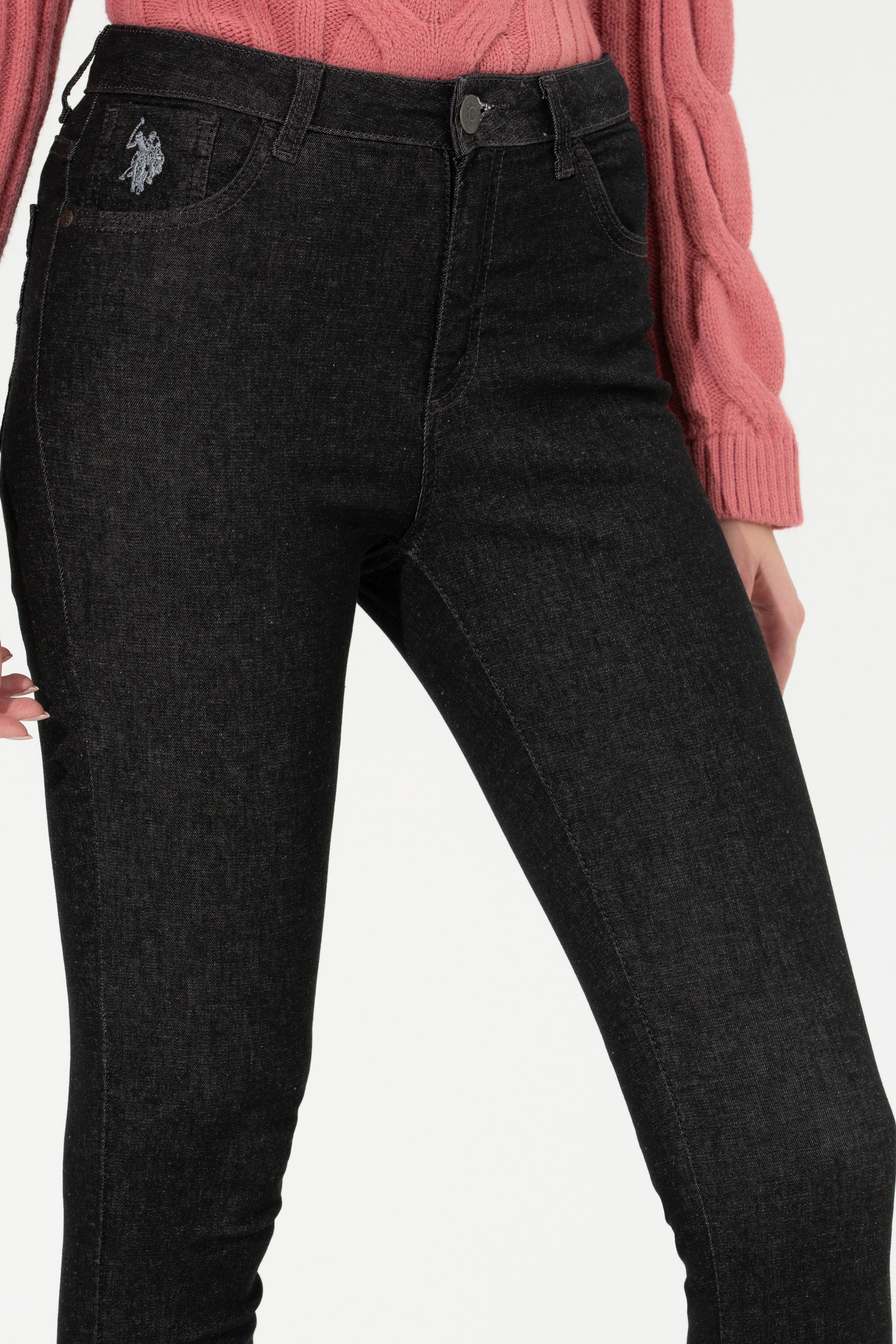 Kadın Gri Jean Pantolon - Image 6