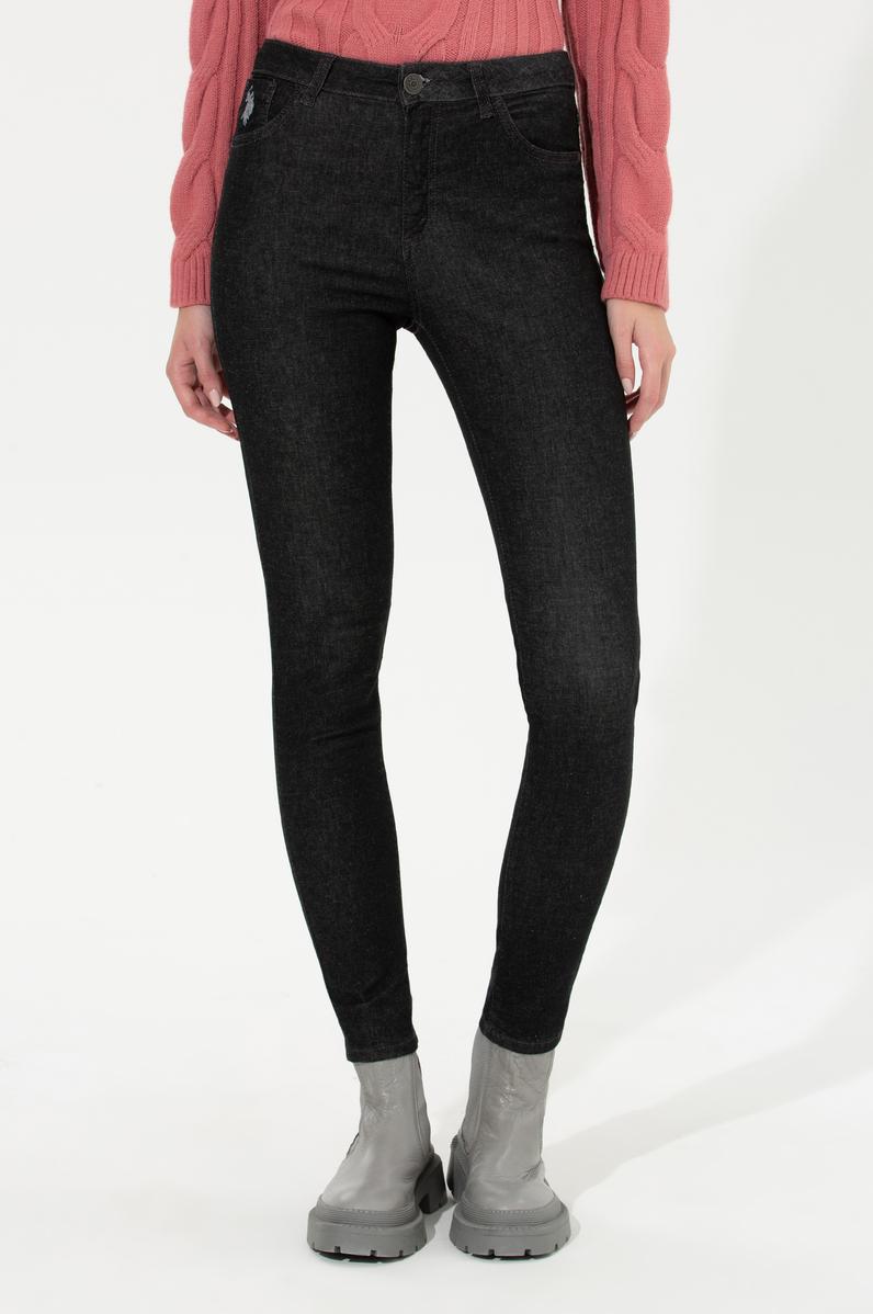 Kadın Gri Jean Pantolon