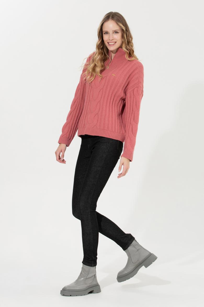 Kadın Gri Jean Pantolon - 50254681011