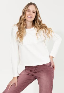 Kadın Ekru Sweatshirt - 50254492012