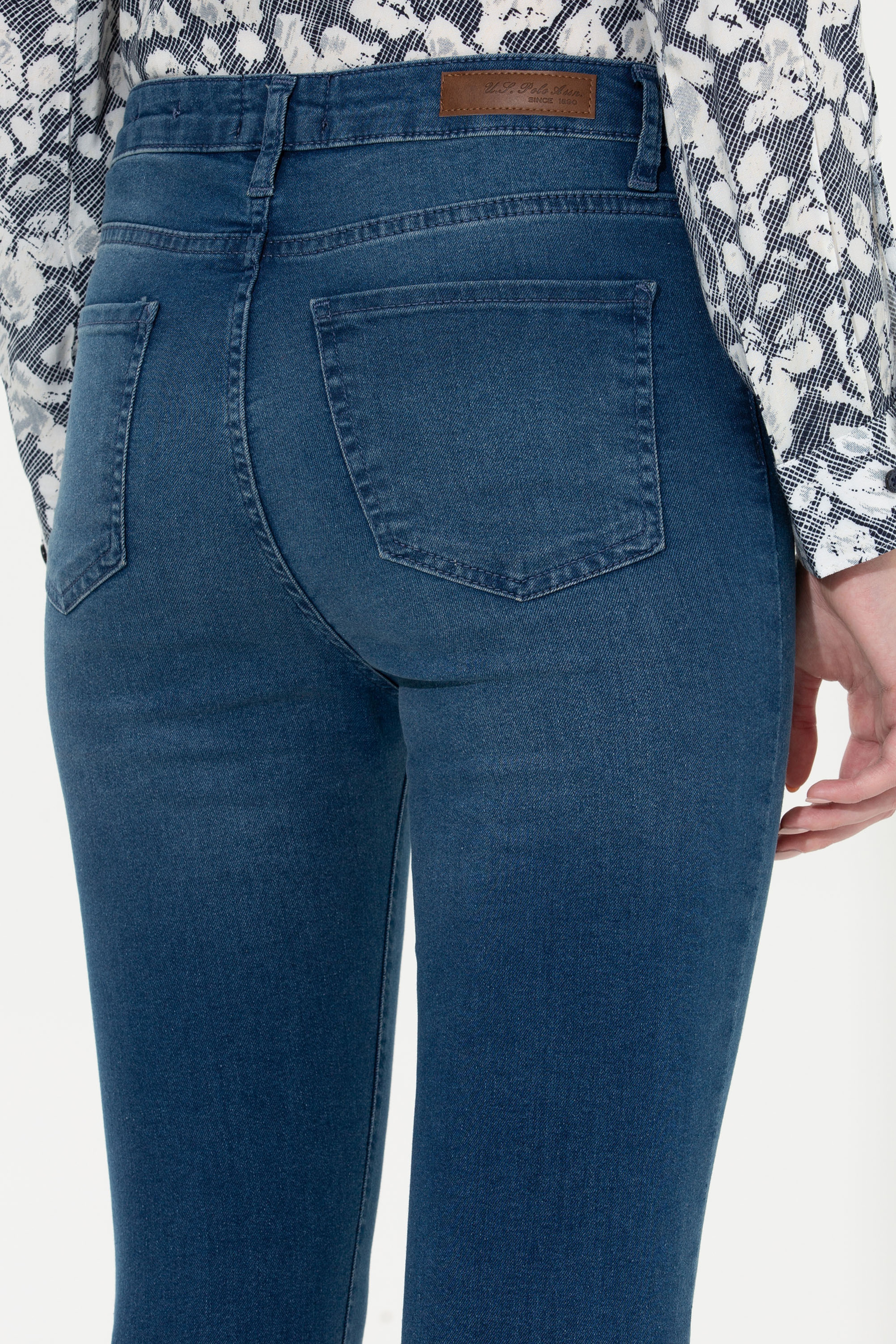 Kadın Açık Mavi Jean Pantolon - Image 7