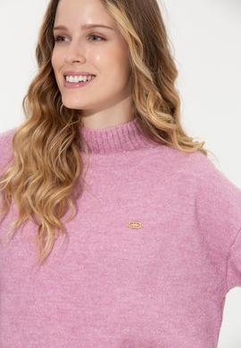 Kadın Manolya Balıkçı Yaka Kazak - 50256628021