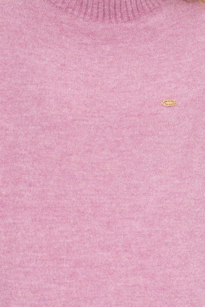 Kadın Manolya Balıkçı Yaka Kazak - 50256628021