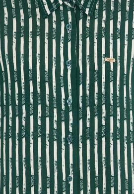 Kadın Yeşil Uzun Kollu Gömlek - 50261133026