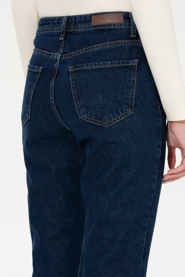 Kadın Mavi Jean Pantolon - 50254680004