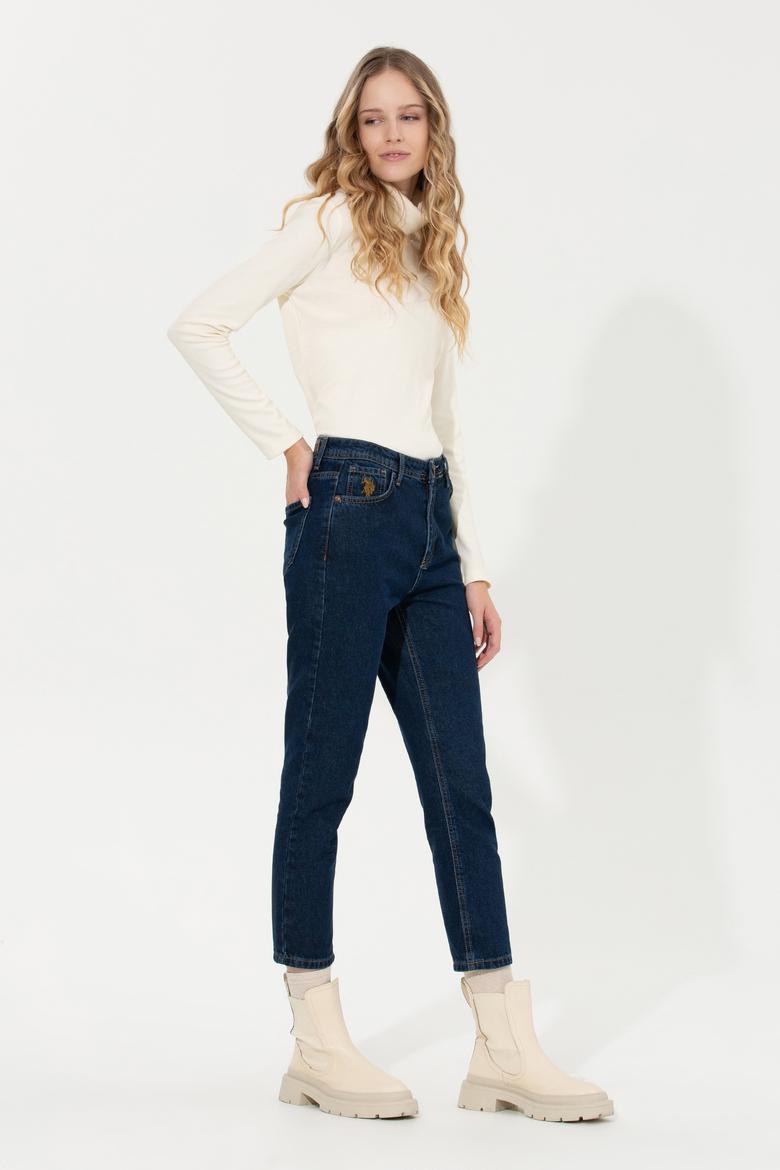 Kadın Mavi Jean Pantolon - 50254680004