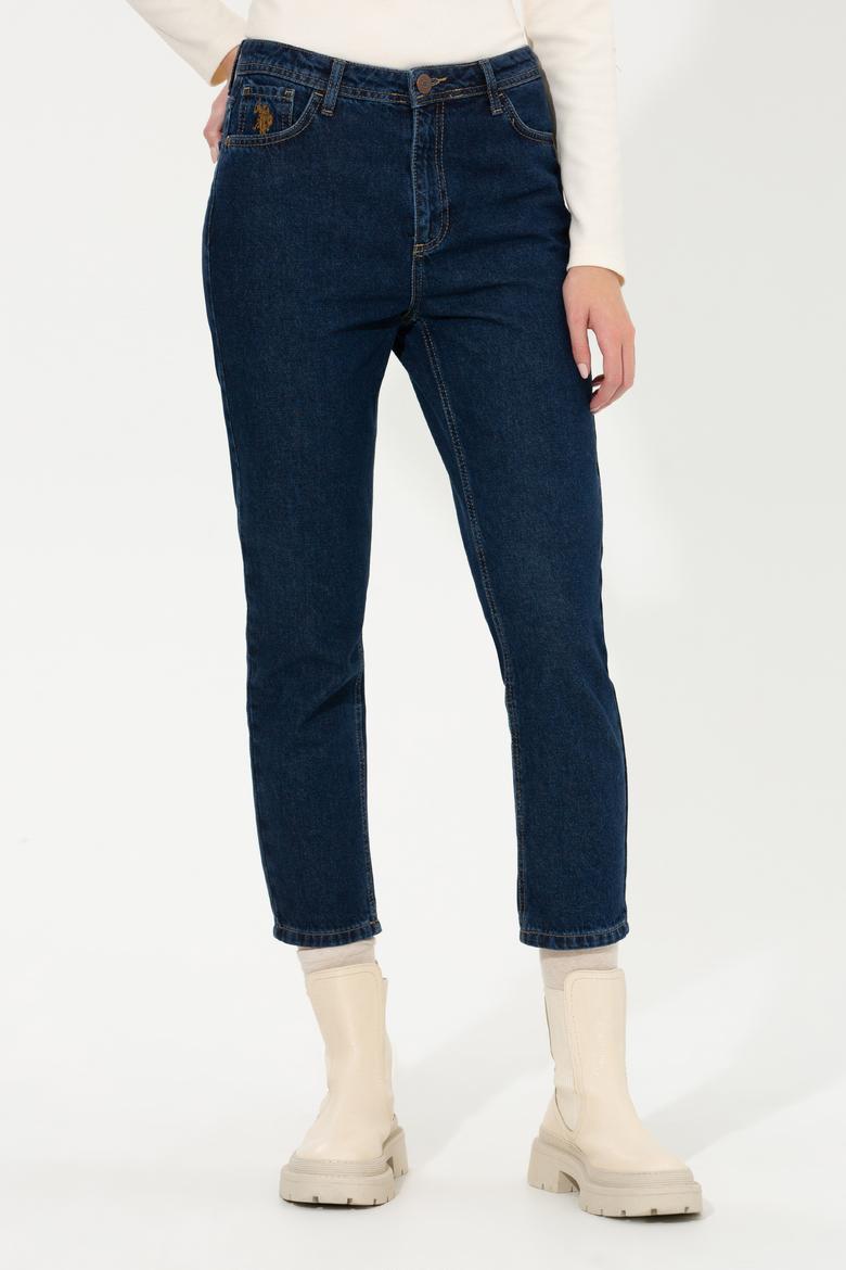 Kadın Mavi Jean Pantolon - 50254680004