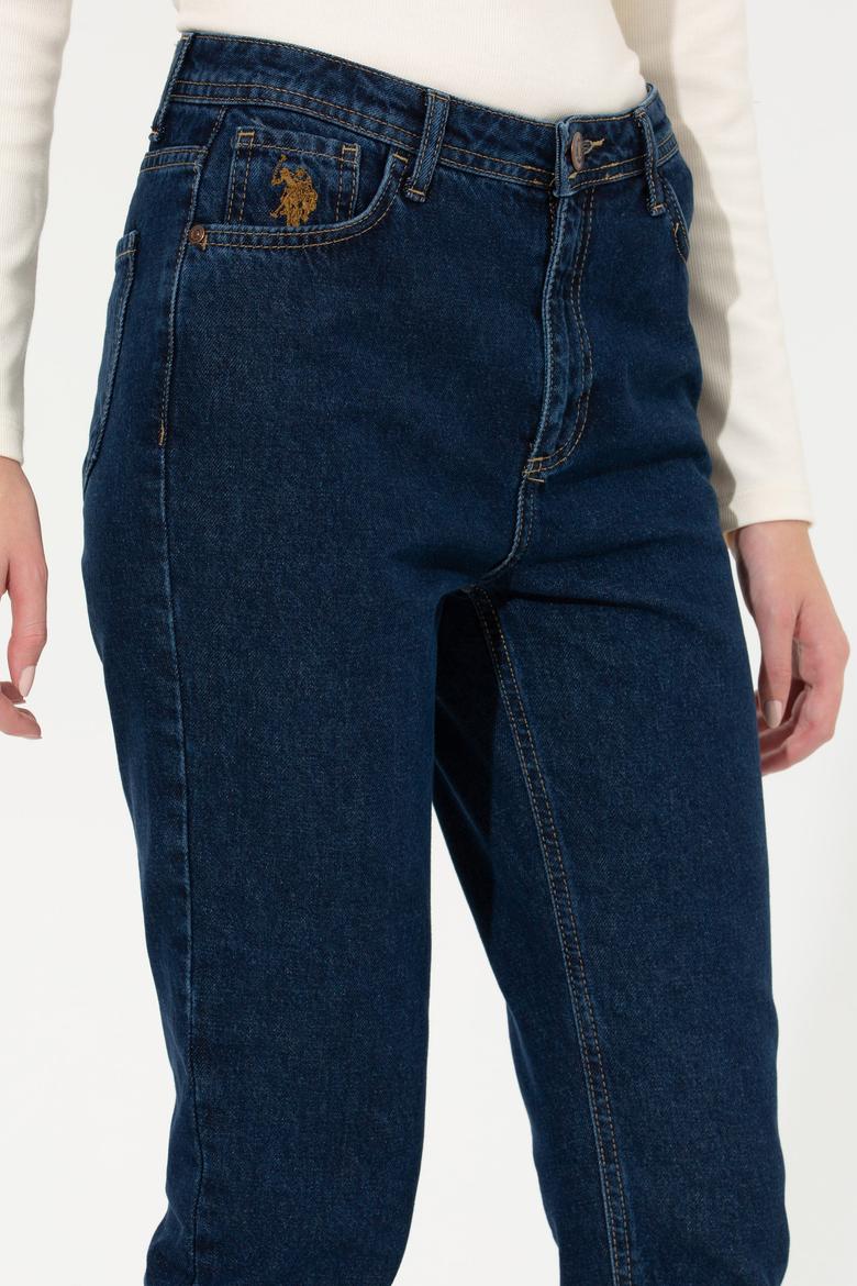 Kadın Mavi Jean Pantolon - 50254680004